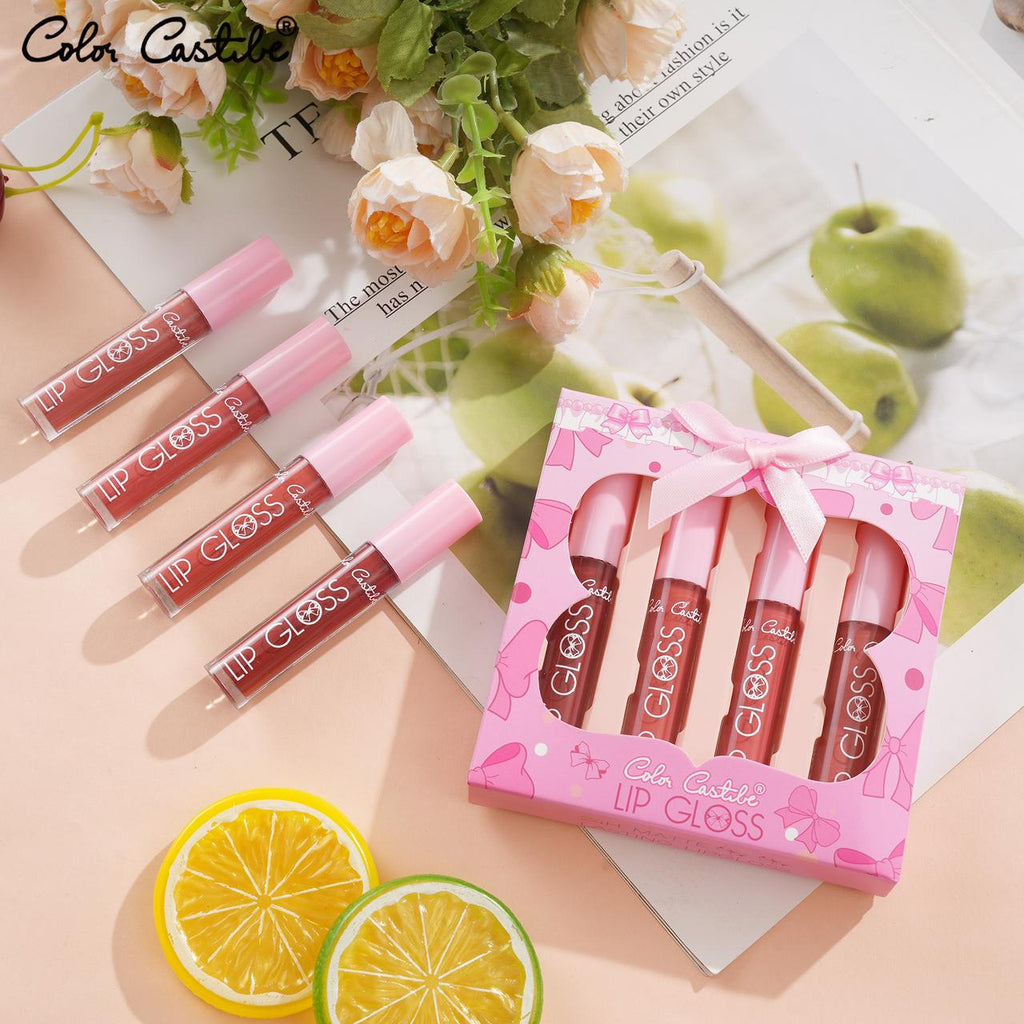 Color Castle Bow Coquette Lip Gloss Set