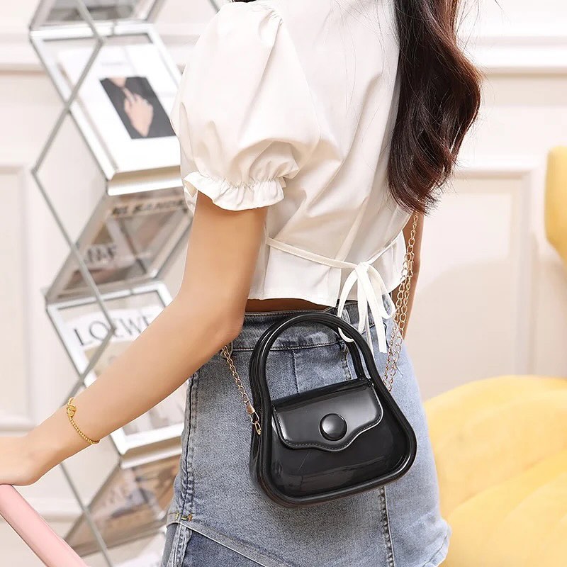 Elegant Jelly Sling Bag (With 3D Cartoons)