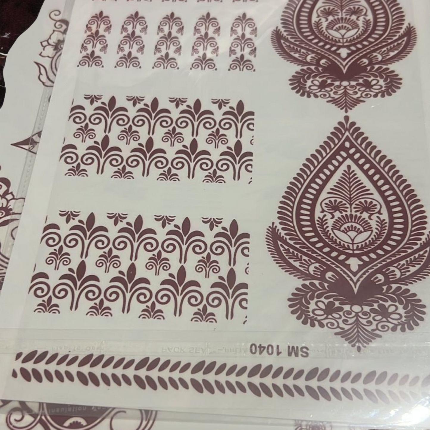 Henna Mehndi Tattoo Stickers