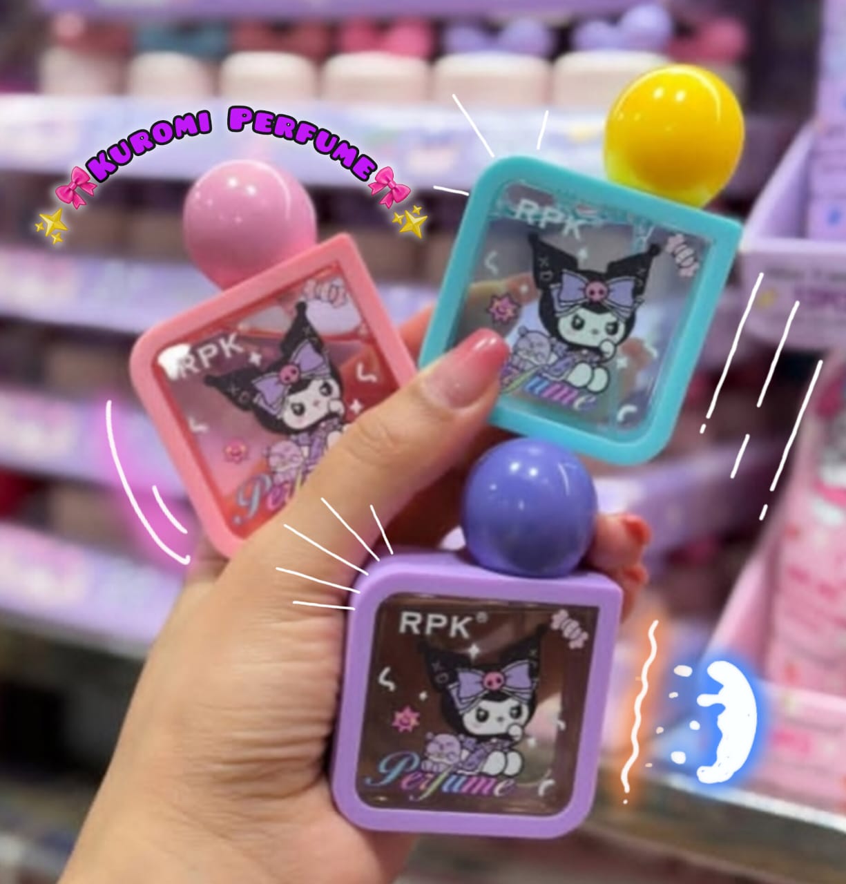 Sanrio kuromi & Hello Kitty Kids Perfume – Cute & Gentle Fragrance for Kids