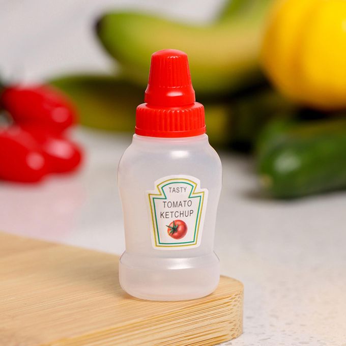 Mini Ketchup Bottle Pair For Lunch Box