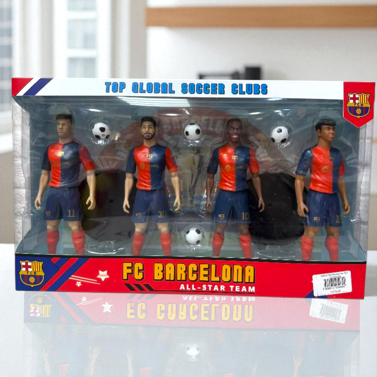 Fc Barcelona Figure Set Collectibles