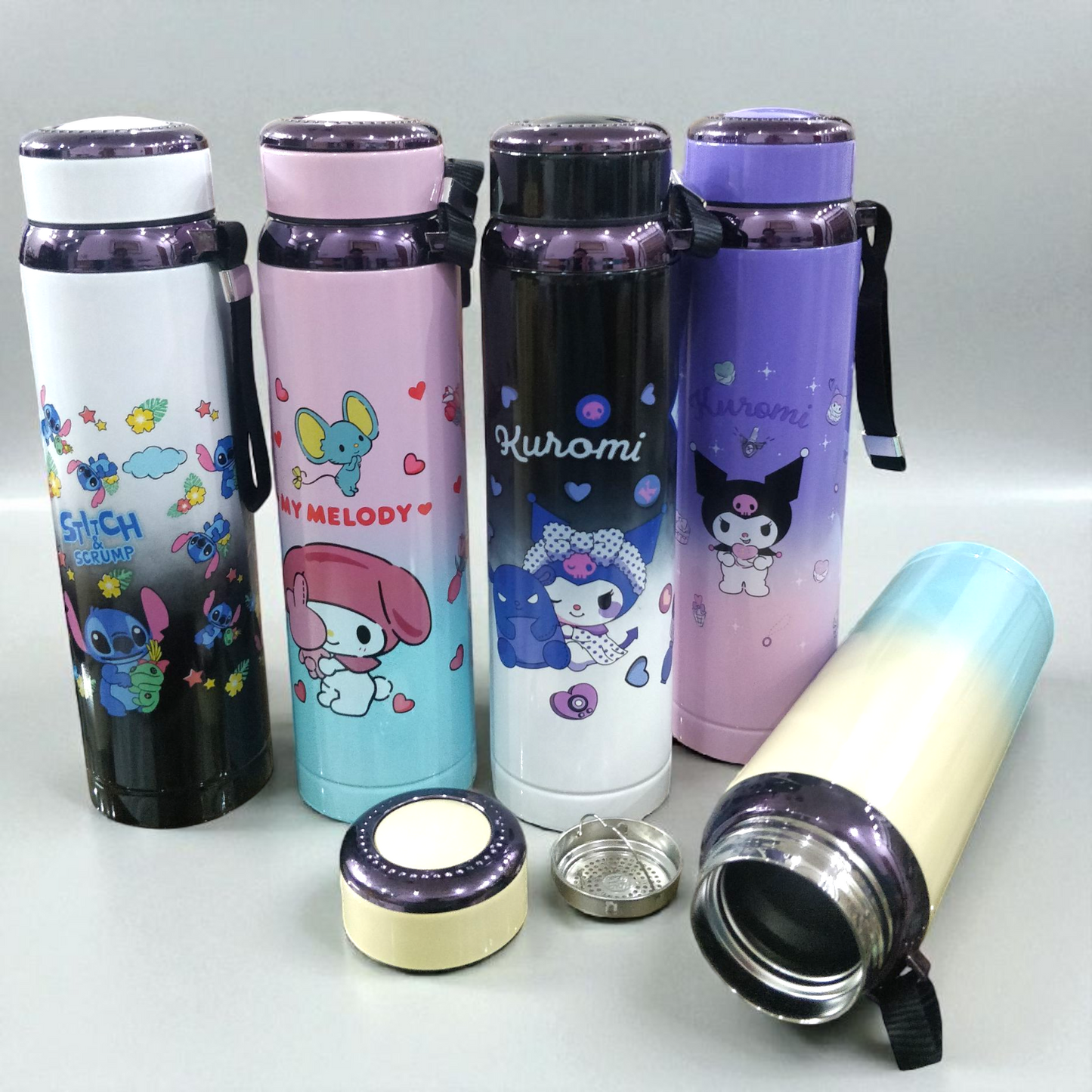 Sanrio 1000 Ml Steel Water Bottle