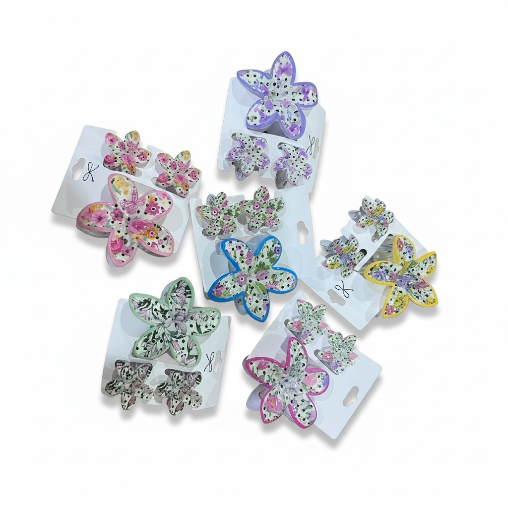 Pinteresty Floral Print Flower 3 Pc Catchers