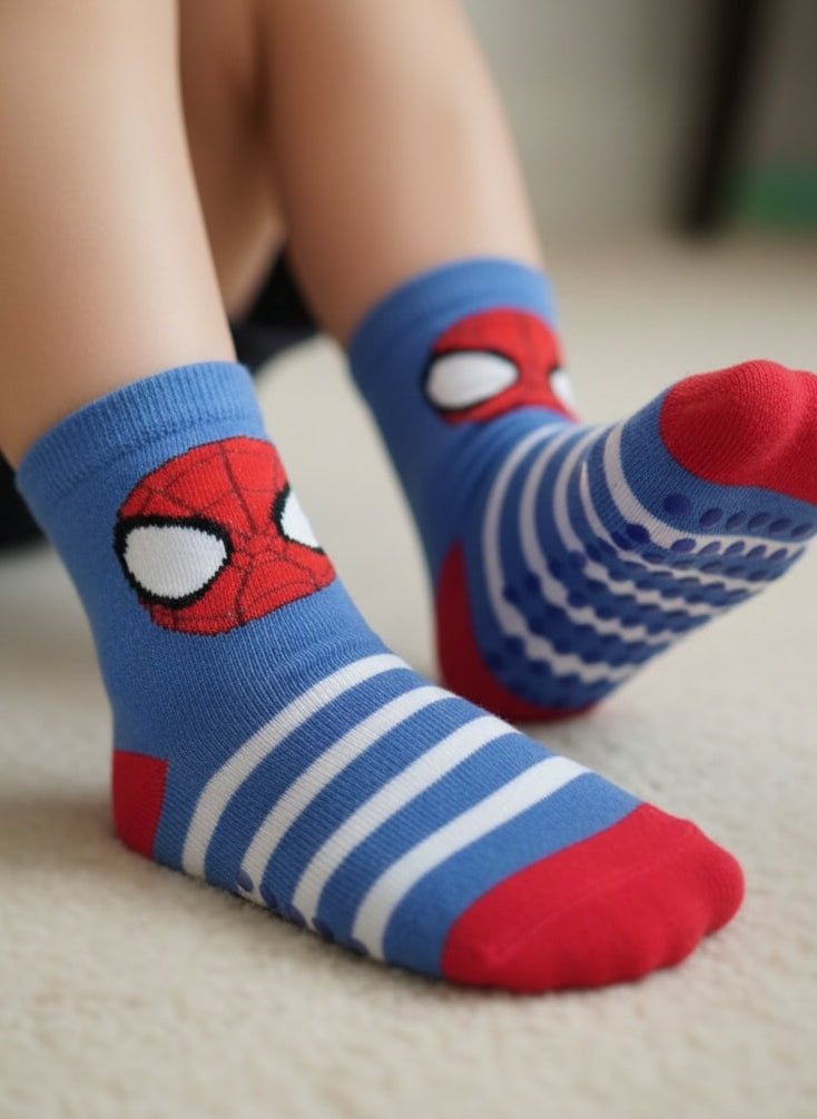 Spiderman Anti Slip Socks (3 to 5 Years)