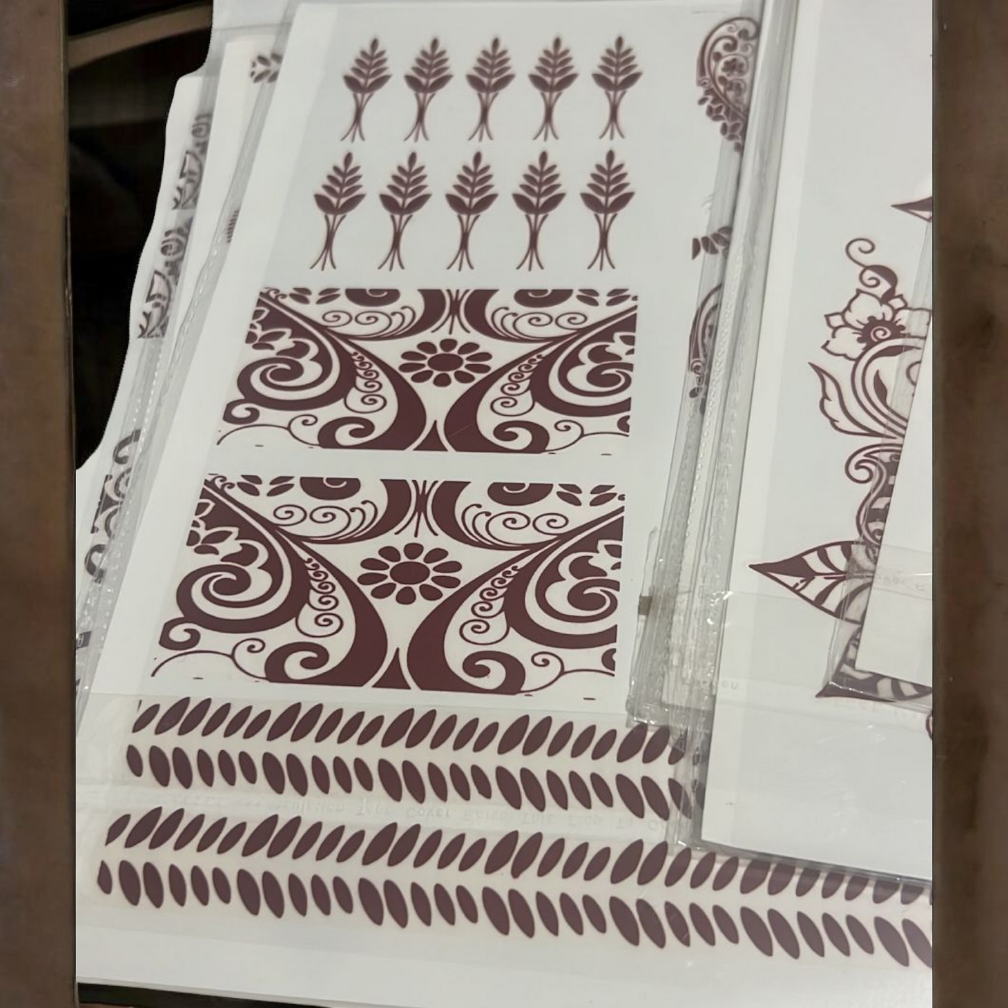 Henna Mehndi Tattoo Stickers
