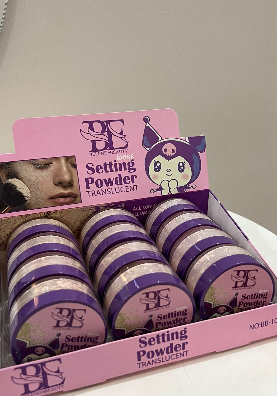 Blend & Beauty Kuromi Loose Setting Face Powder - Translucent