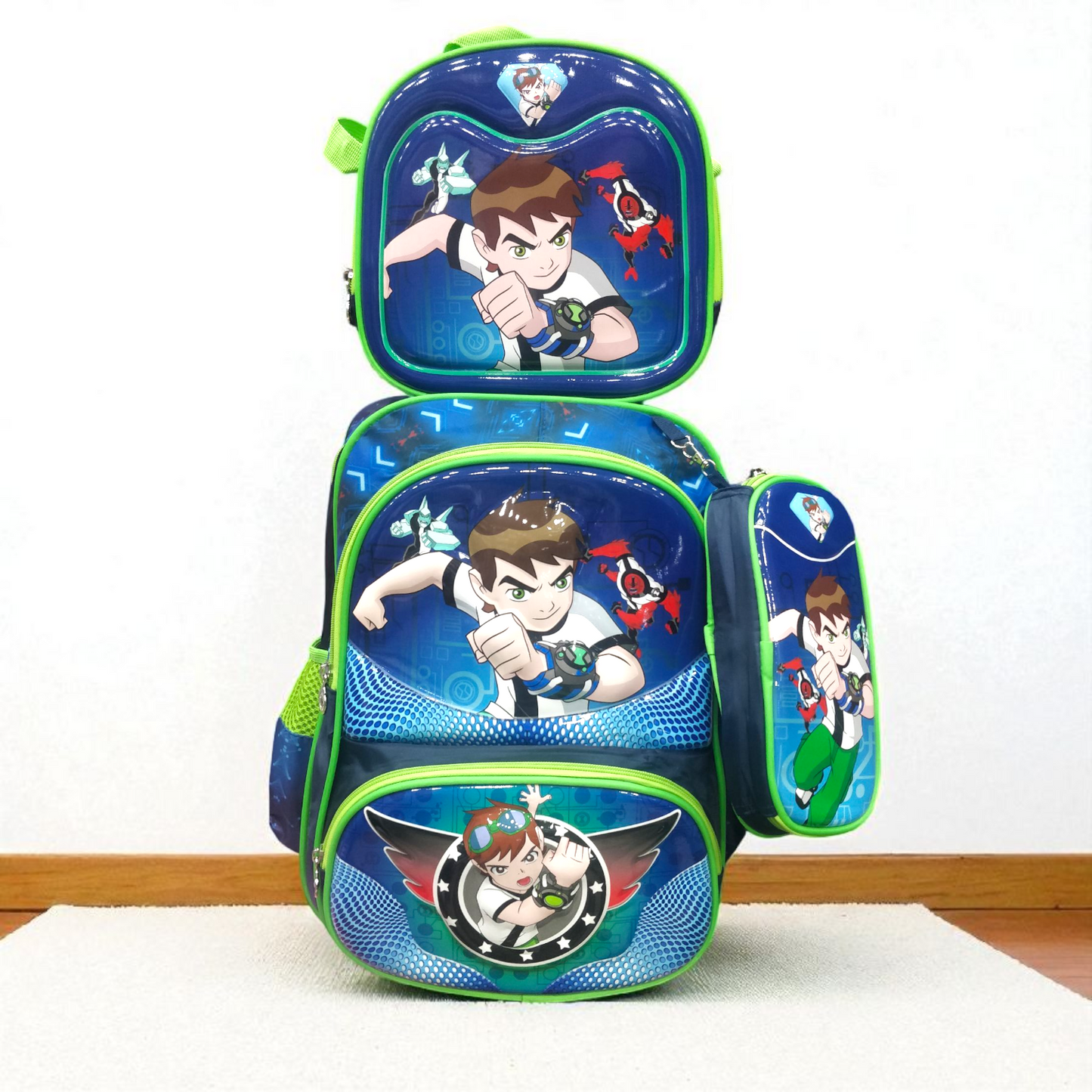 Ben 10 3 Pc High Quality School Bag