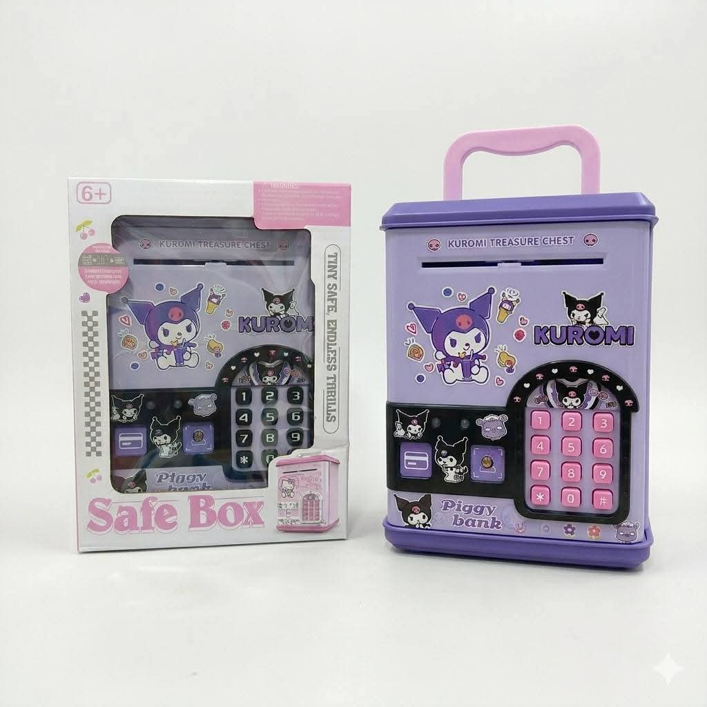 Kuromi Treasure Chest Electronic Piggy Bank for Kids