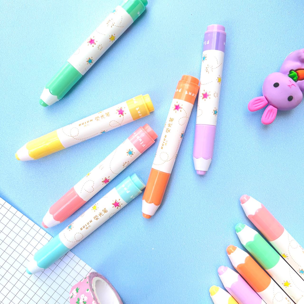 Pencil Shaped Highlighter Pens