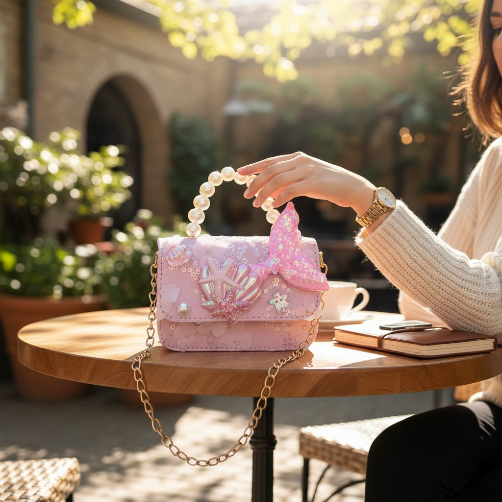 SHEIN Luxury Mermaid Hand Bag With Beautiful Detailing