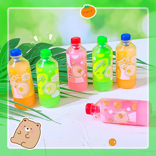 Juice Bottle Pencil Eraser