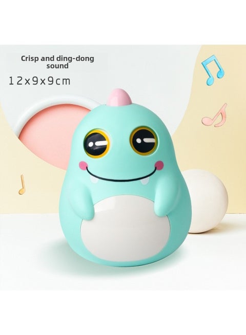 Dino Roly Poly Tumbler Toy – Blinking Eyes & Fun Sounds