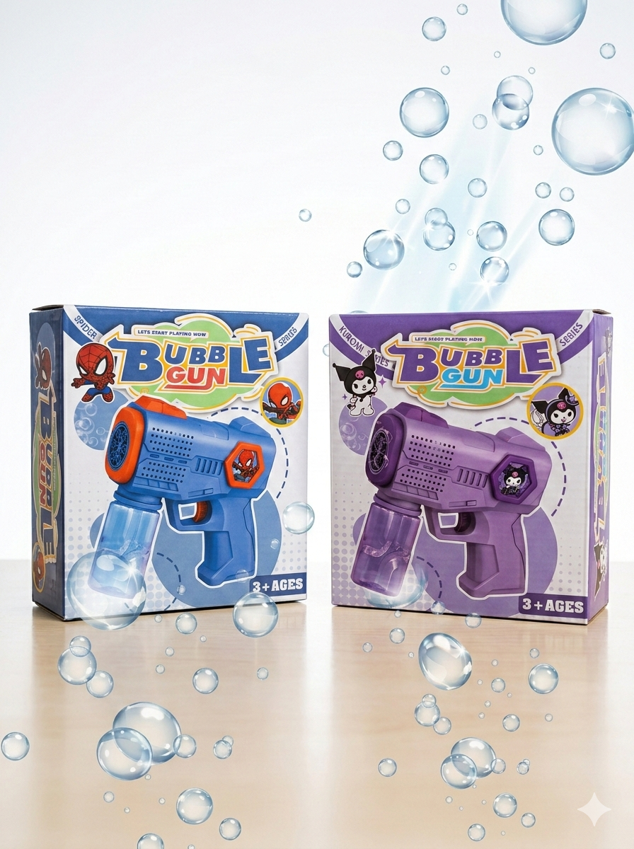 Kuromi & Spider-Man Bubble Gun