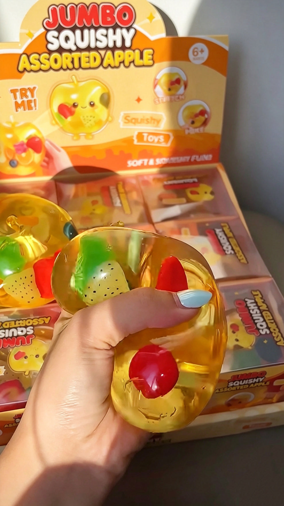 Jumbo Coconut Oil Vaseline Squishy Apple – Big Size Fidget Toy