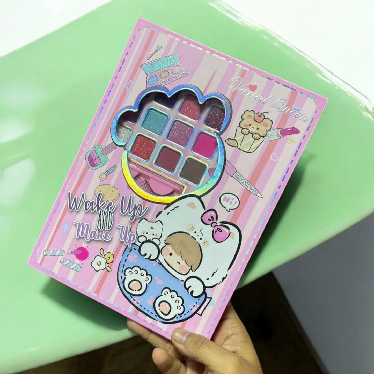 Wake Up And Makeup Kids Makeup Set | Kit | All-in-One Beauty Book
