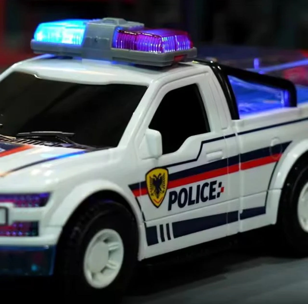 Police Car With Clock Sounds And Lights