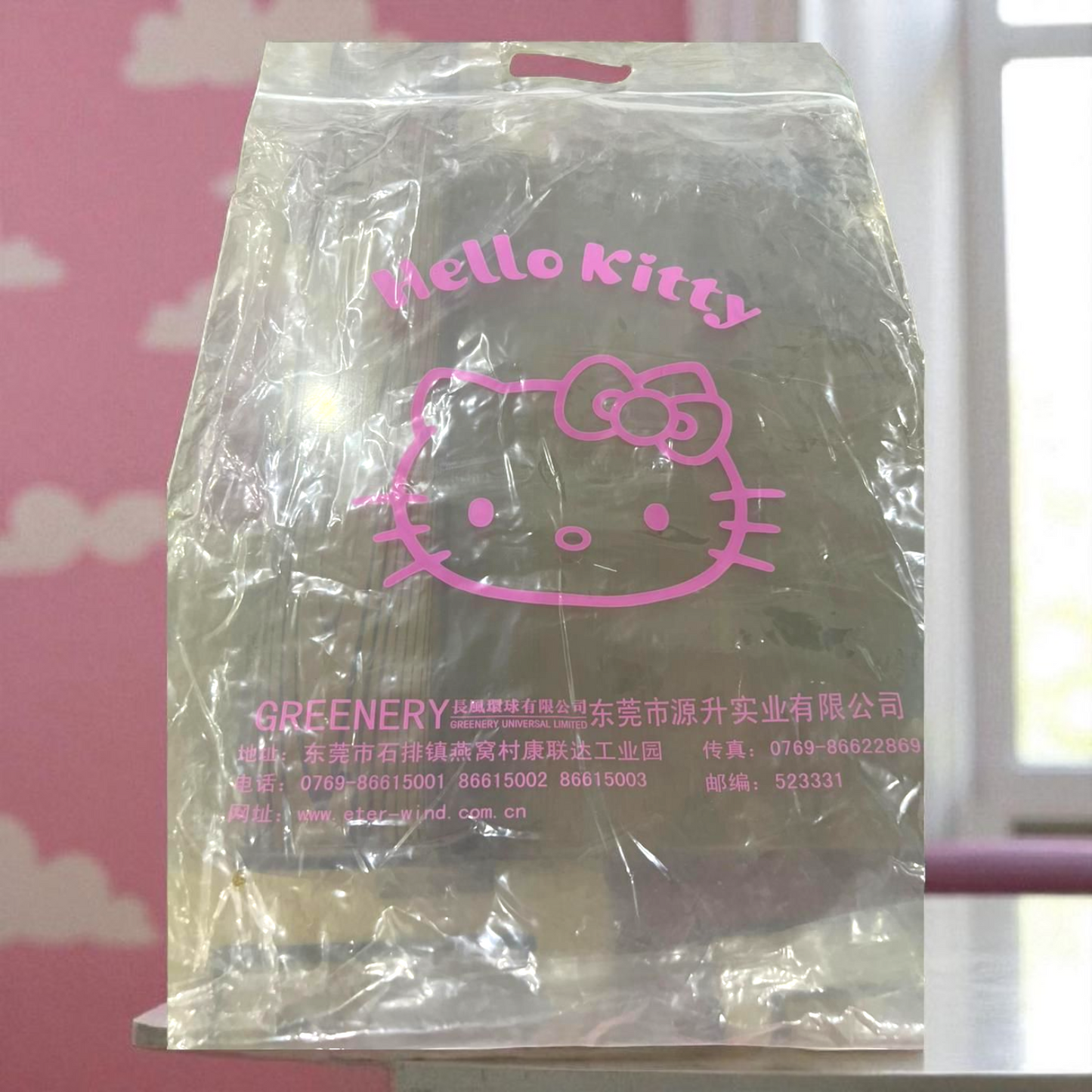 Original Hello Kitty School Bag With Hand sanitizer Bottle