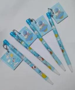 Cartoon Character Erasable Pen With Notebook
