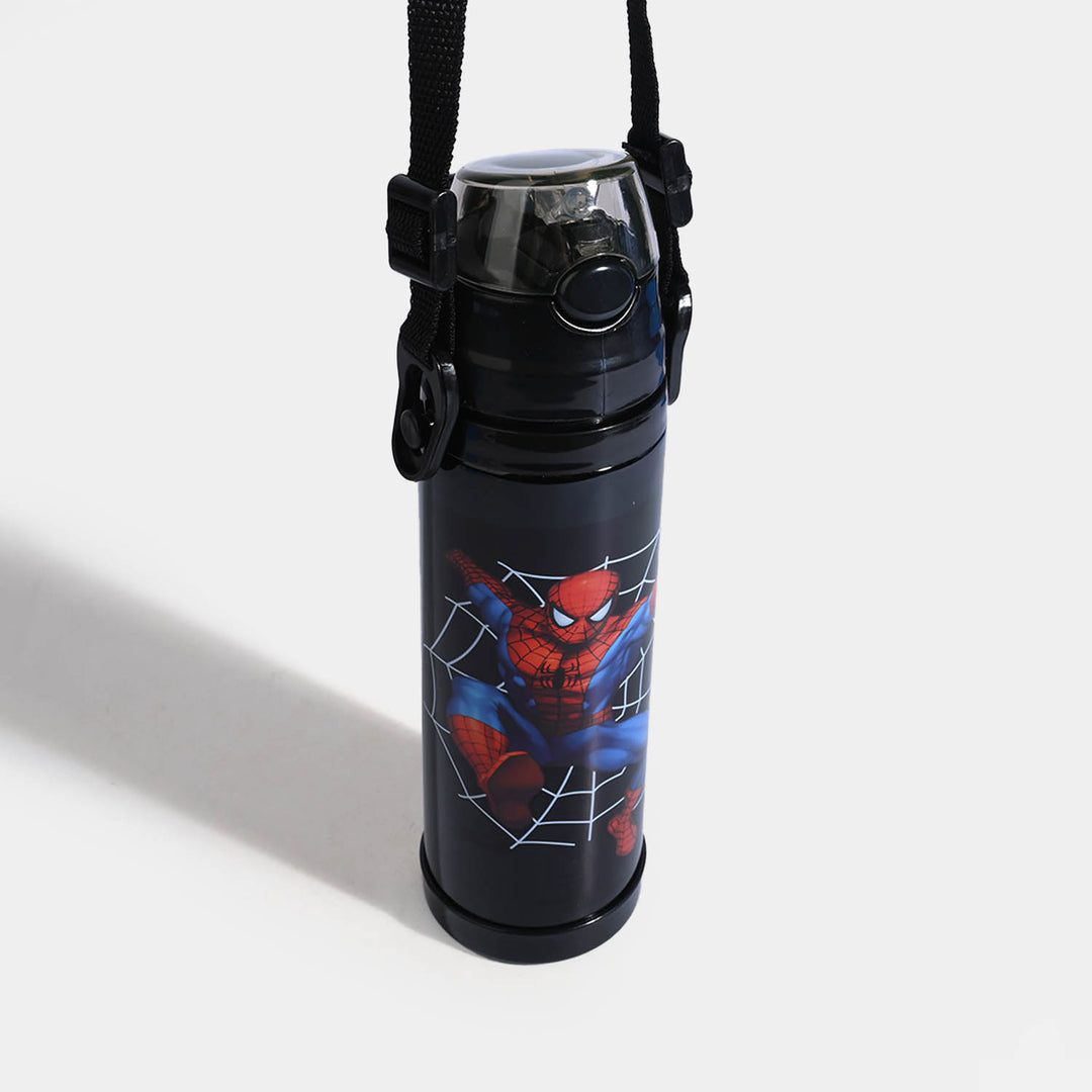 Spider Man Stainless Steel Straw Water Bottle