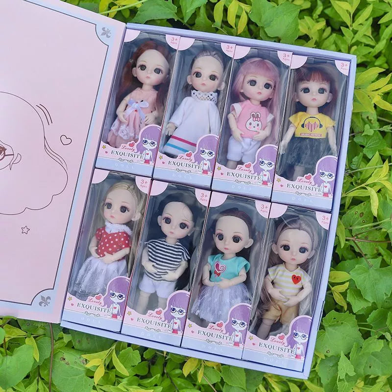Bendable Chinese Small Doll With long Hair