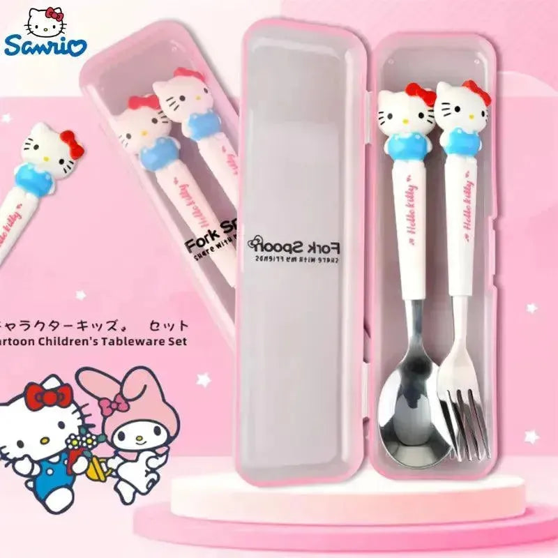 Sanrio Stainless Steel Cutlery Set | Spoon & Fork