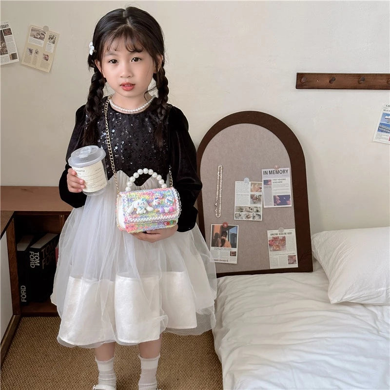 My Melody Handmade High Quality Pearl-Handled  Bag