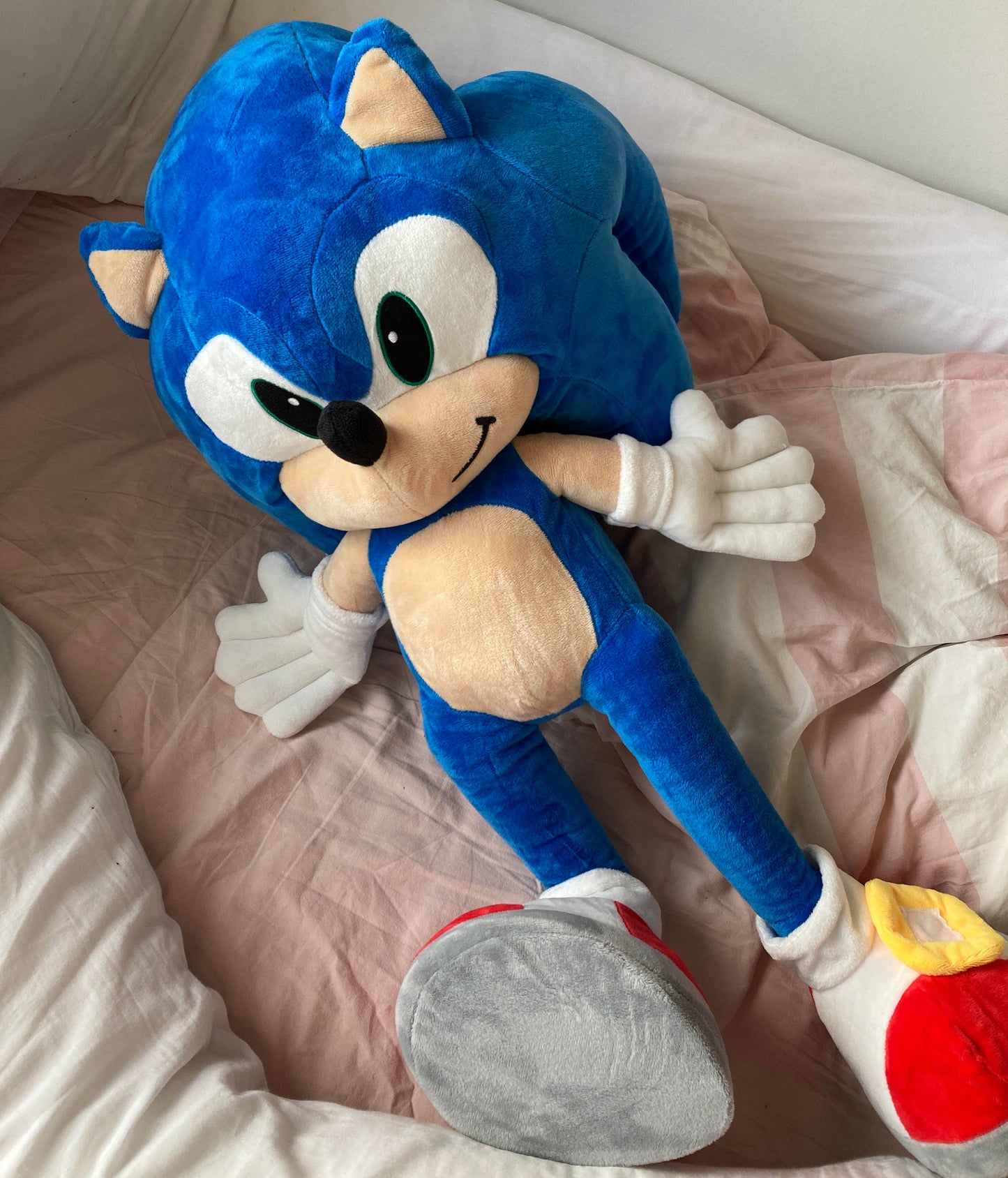 22 Inches Huge Sonic Stuff Toy | Soft Plushie for Boys