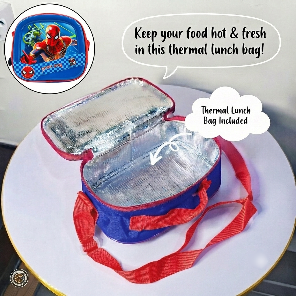 Spiderman 3-Piece School Bag Set for Kids