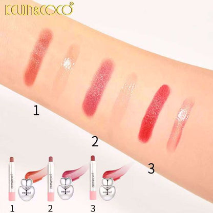 Korean Lip Set | Lipstick & Lip gloss