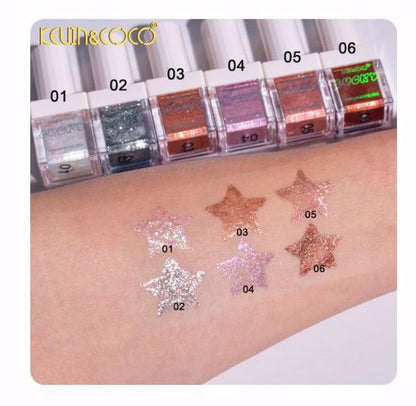 Kevin & Coco 6 Glittery Liquid Liners Gift Set