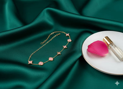 LV Pink Bracelet Stainless Steel