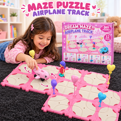 Dream Maze Puzzle Dolphin Aeroplane Track For Girls