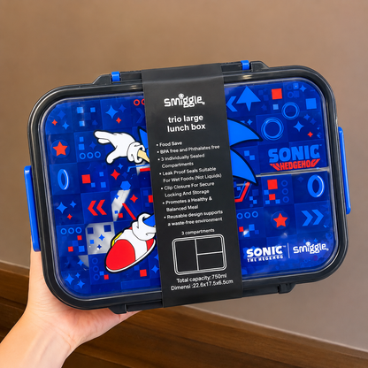 Smiggles Brand Cartoon Character Bento Lunch Box | Boys & Girls