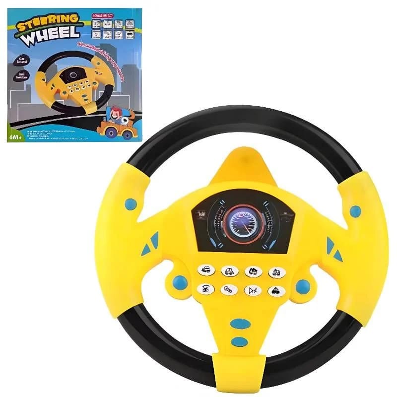 360• Rotate Suction Car Steering Wheel Toy With Music