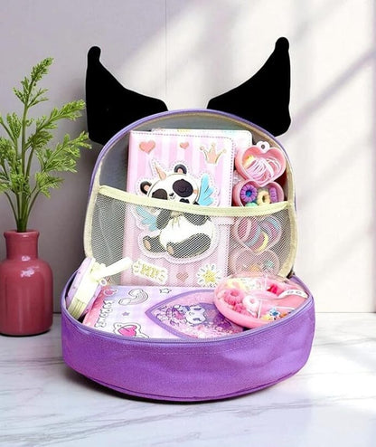 Kuromi Round Hard Case Backpack