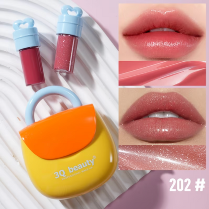 Korean Bag Lip Gloss Pack Of 2 Lipstick