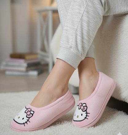 Cozy Winter Hello Kitty Shoes