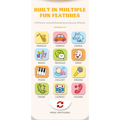 Kids Bunny Mobile Phone Toy With Music and Teether