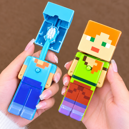 Viral Minecraft Kids Toothbrush With Cap