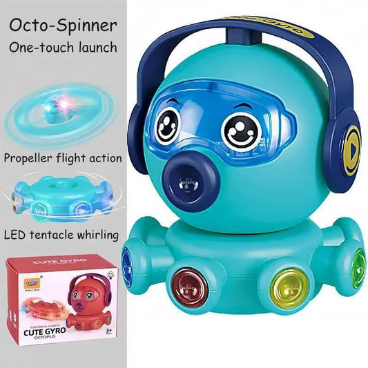 2 in 1 Gyro Flying And Land Spinner With Lights