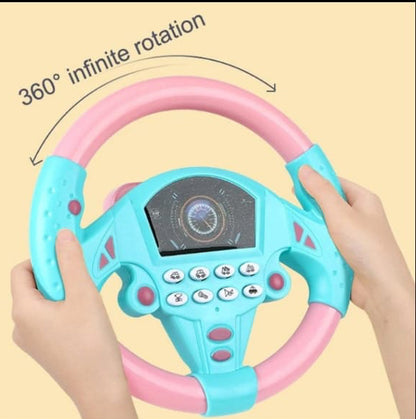 360• Rotate Suction Car Steering Wheel Toy With Music