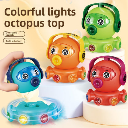 2 in 1 Gyro Flying And Land Spinner With Lights