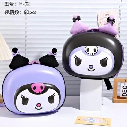 Kuromi Round Hard Case Backpack