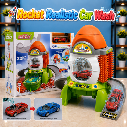 Rocket Realistic Car Wash Toy