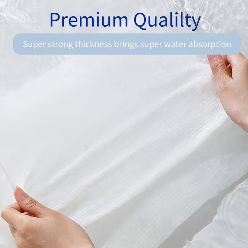 Set of 4  Thick Compressed Travel Disposable Towels