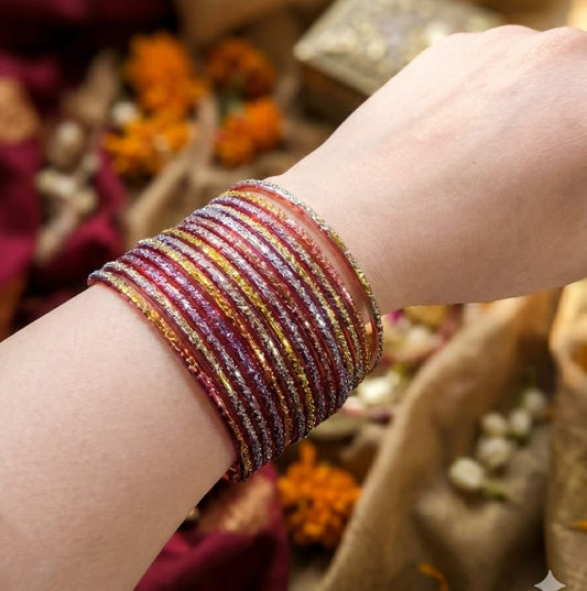 Glittery Multi Bangles