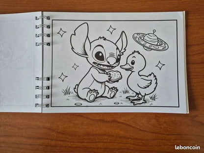 48 Sheets Coloring Book | Cinnamoroll | Stitch