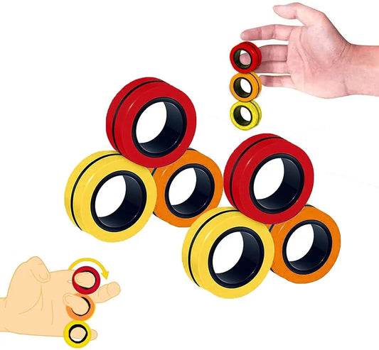 Magnetic Rings Fidget Toy