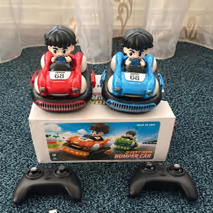 Two Player Remote Control Bumper Cars With Lights